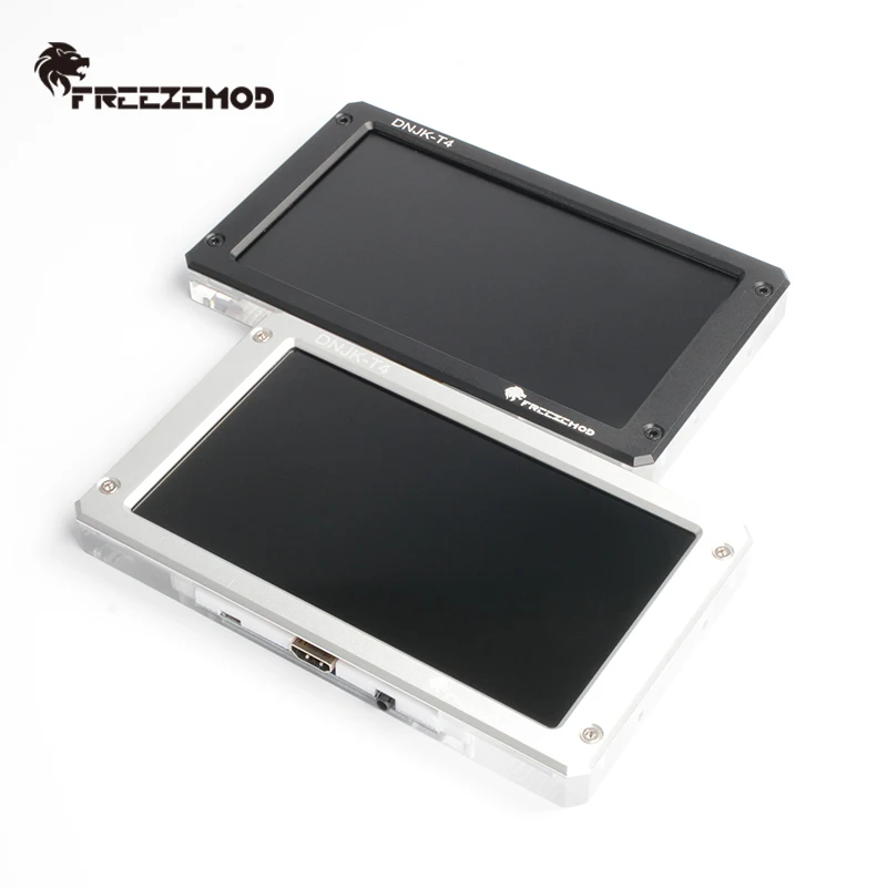 FREEZEMOD 7-Inch IPS Hard Screen PC Water Cooling Computer Data Monitor Model Transparent DNJK-T4 with RGB Support