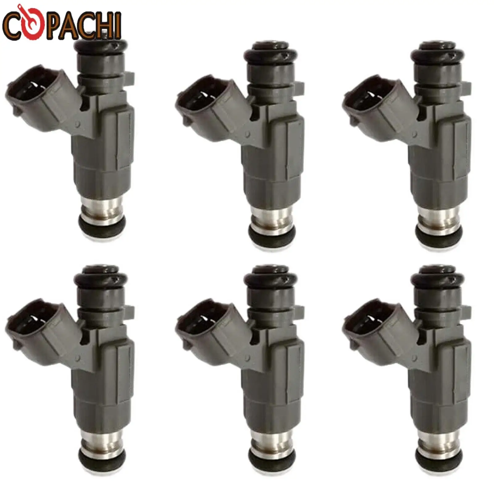 6pcs FBJC100 16600-5L700 166005L700 16611AA350 Fuel Injectors For Nissan 350Z 2003-2004 Infiniti G35 FX35 QX4 3.5L