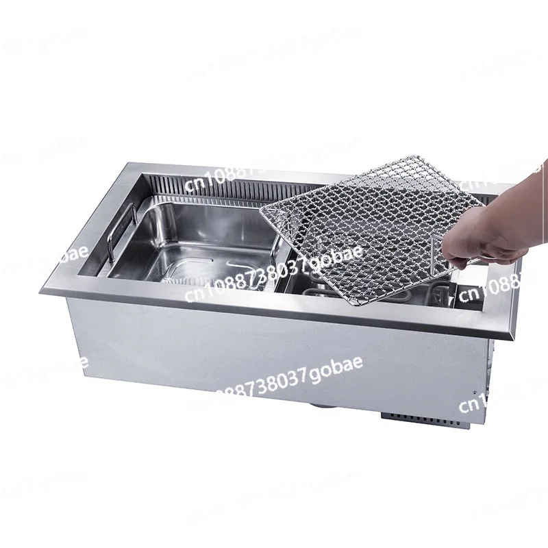 

Built-in electric oven, Korean barbecue, hot pot barbecue, rinse and roast integrated boiler