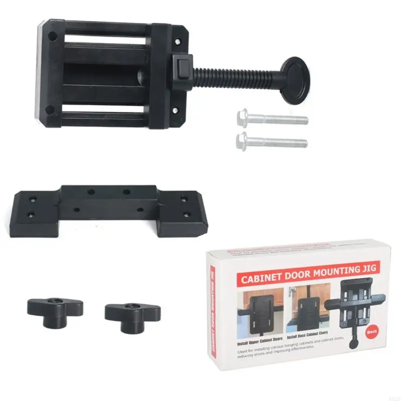 

652F Professional Cabinet Door Installation Positioner with Adjustable Length Plastic for Precise Woodworking Projects