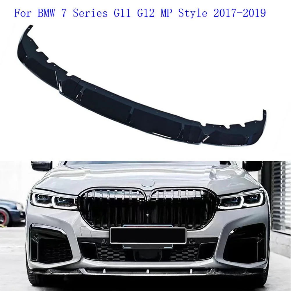 

Передний бампер для BMW 7 серии G11 G12 MP Style 2017-2019, автомобильный диффузор, спойлер, лезвие, сплиттер, защитная доска, аксессуары