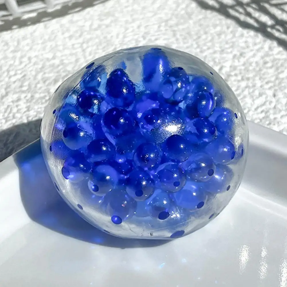 수제 공 얼음 구슬 스트레스 릴리프 장난감 어린이를위한 슈퍼 부드러운 감각 Fidget 장난감 성인 불안 휴식 짜기 재미 있은 선물