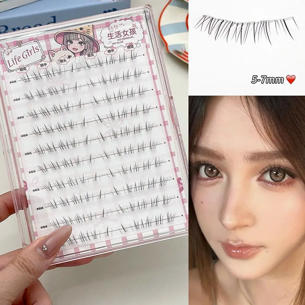 

Glue-free Lower Eyelashes Natural Lash Clusters Large-capacity, Lightweight DIY Under Lash Extension Makeup