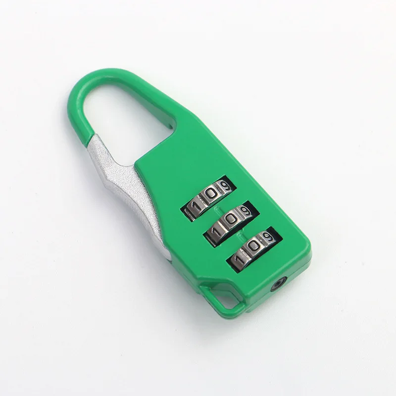 EGFirtor 3 Digits Colorful Mini Password Code Combination Padlock Suitcase For Luggage Travel Smart Lock Keyed Anti-thieft Lock