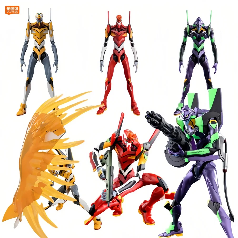 

Оригинальная подлинная версия BLOKEES EVANGELION-01/02/03 Neon Genesis Evangelion, фигурка, деформируемые строительные блоки, подарок для мальчика