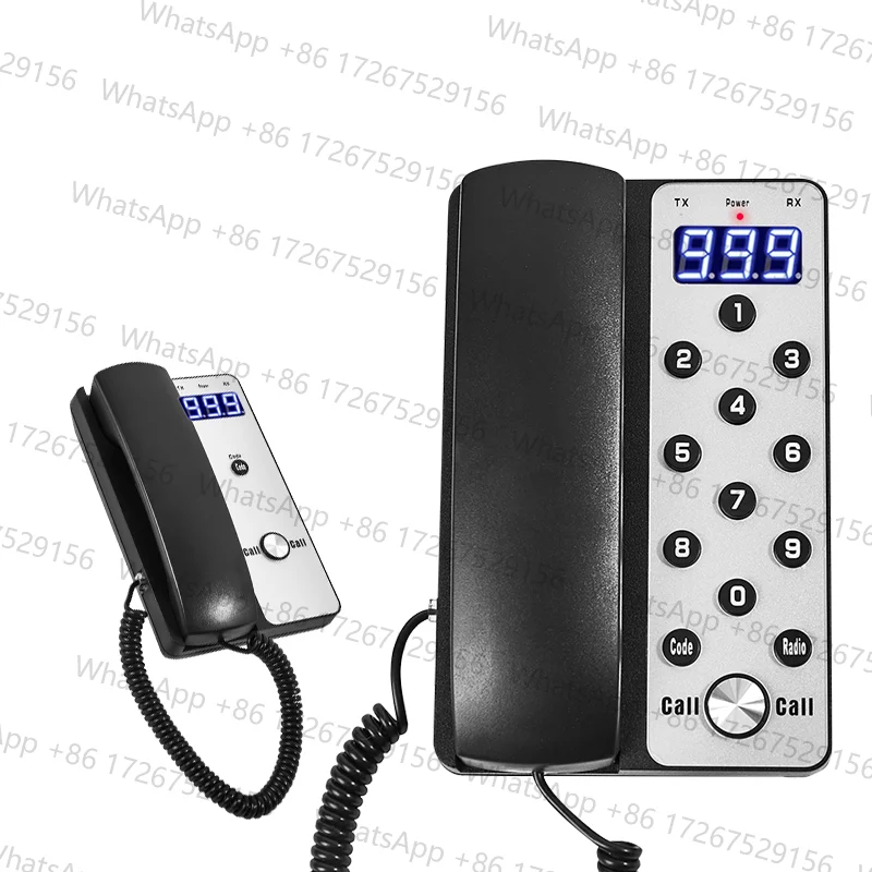 1000M Wireless Long Distance Pager Caller Audio Door Phone Voice Sender&Reciever Intercom Doorbell For Hotel Home Office Call