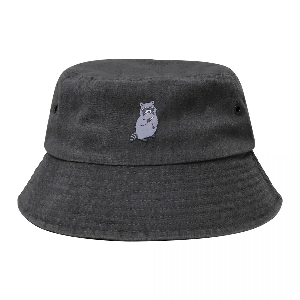 Raccoon (Trash Panda) Bucket Hat Streetwear Hat Luxury Brand Rugby Trucker Cap Women Hats Men's