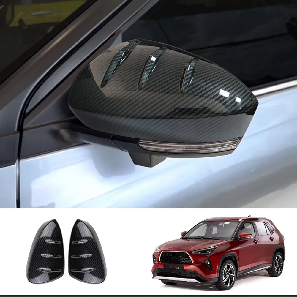 

Rear View Mirror Protection Car For Toyota Yaris Cross 2023 2024 2025 Auto Parts Side Door Mirror Cover Trim Sticker Accessories