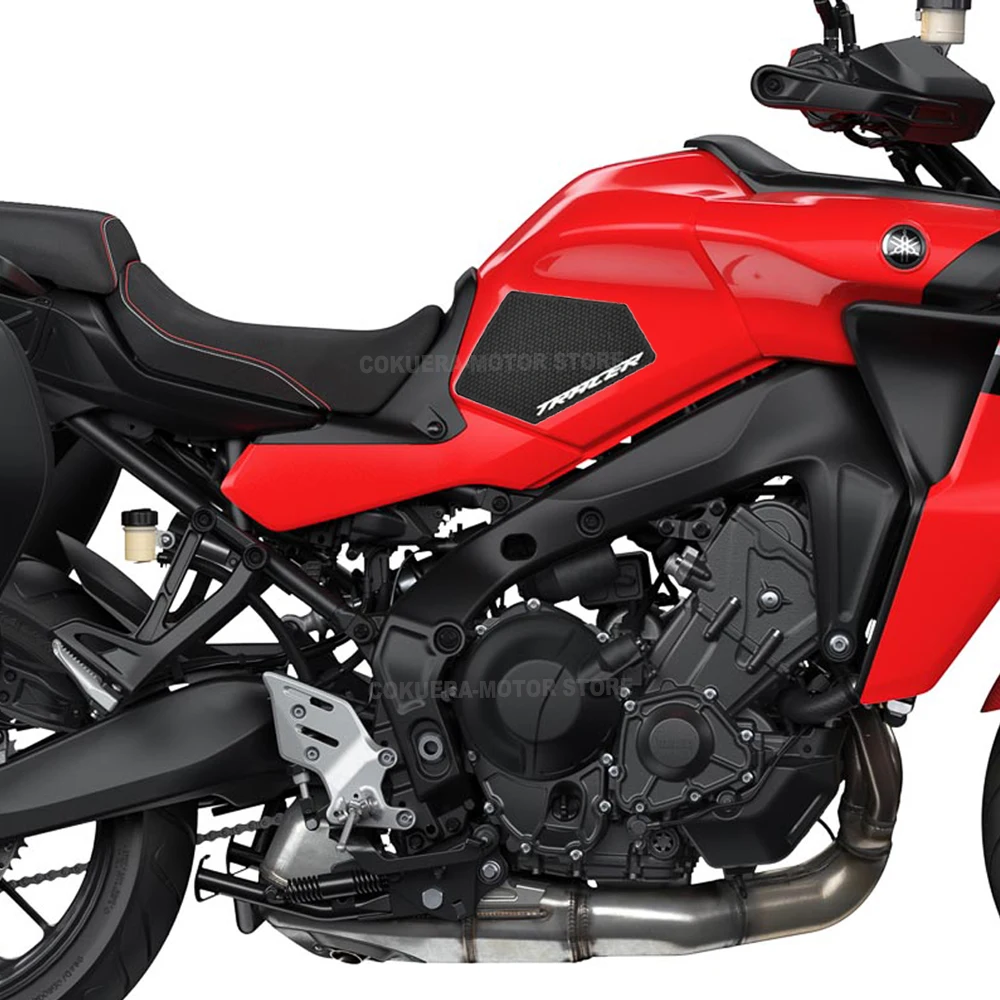 Yamaha Tracer 9 Tracer9 GT 2021 2022 için motosiklet yan yakıt tankı pad koruyucu etiketler çekiş Pad yan gaz diz kavrama Protec