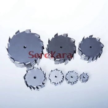 Roue à aubes en acier inoxydable 100, diamètre 50mm 60mm 80mm 120mm 150mm 304mm, alésage 8mm, Type de dent, disque dispersé