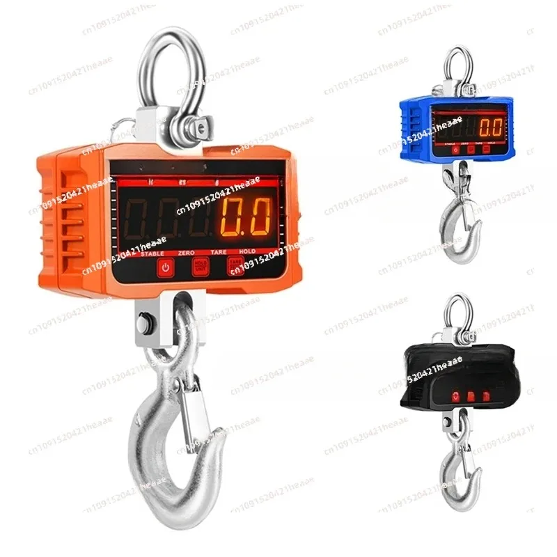Suitable for Big Deal Hanging Scale, Digital Crane Scale 1000KG, Industrial Heavy Duty Crane Scale LED Indication