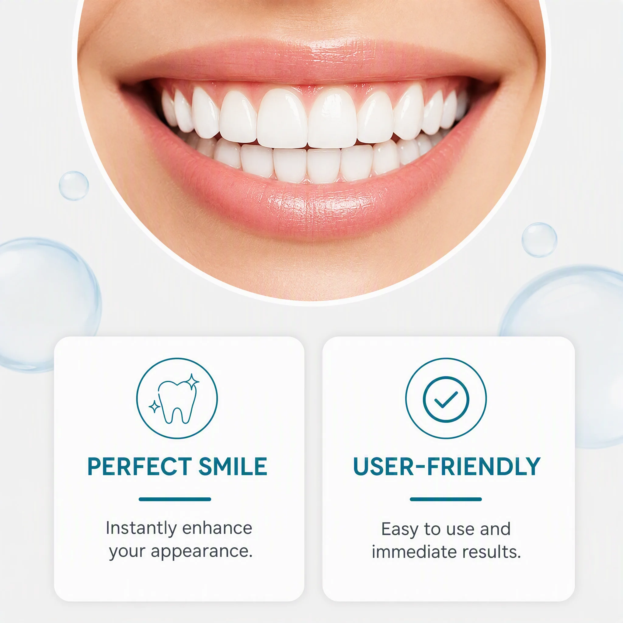 Realistic Veneer Denture Kit Pair Fix Gutta Percha Stable Hold Comfortable Wear Natural White Smile Upper Lower False Teeth Set