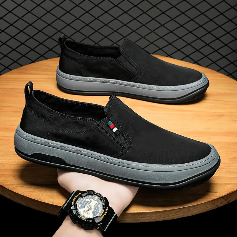

High Quality Men Flat Shoes Leather Sneakers Casual Platform Shoes Skateboarding Chunky Men Sneakers Original Luxury Mens Shoe