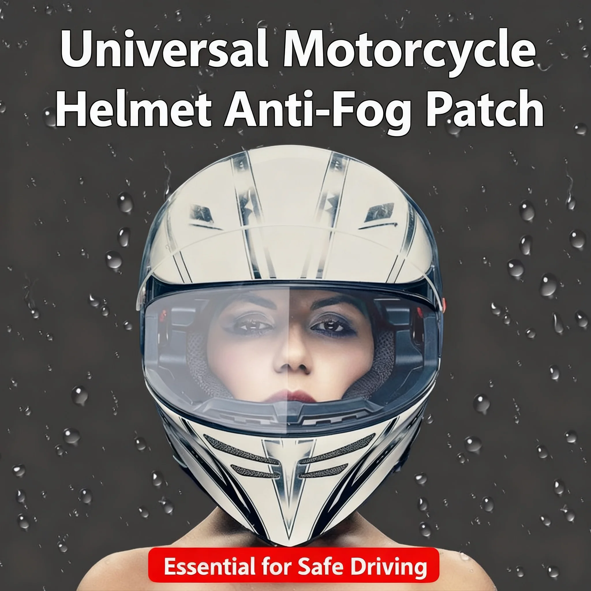 

Противотуманная непромокаемая пленка для мотоциклетного шлема, лобовое стекло, велосипедные шлемы, прозрачная защитная наклейка, прочное нанопокрытие