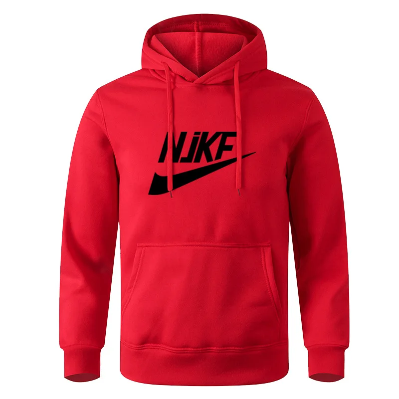 New men\'s and women\'s autumn and winter fleece hoodie jacket NjKF mother print foreign trade leisure sports hoodie trendy men\'s