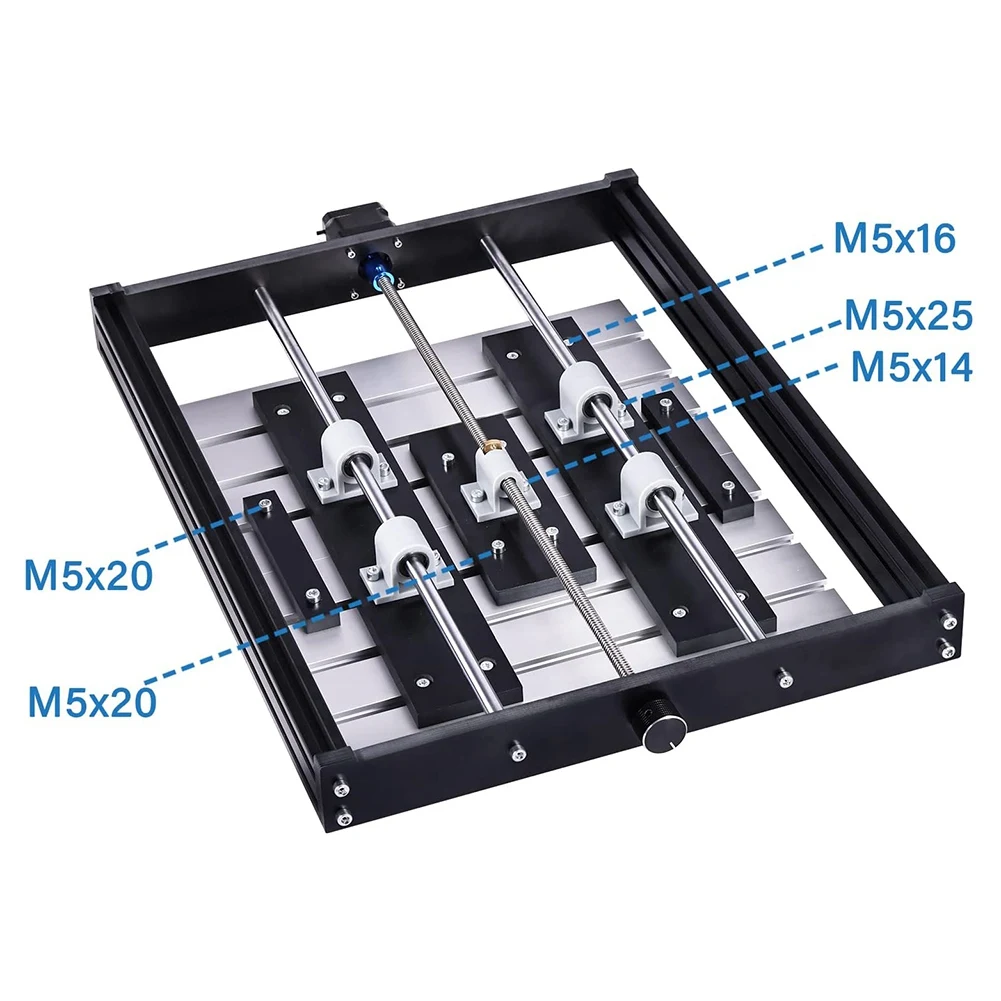 Kit de actualización de grabador CNC 3018, actualización 3018 a 3040 para actualización del eje X y extensión del eje Y-ABYA