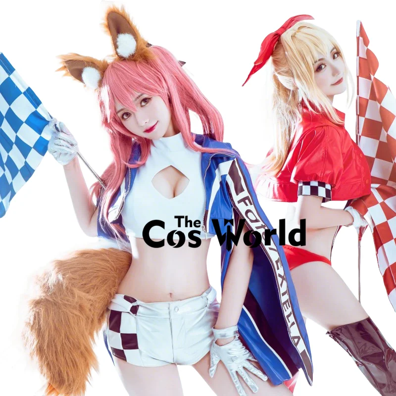 

Fate Tamamo no Mae Nero Claudius Racing Suit Outfits Anime Game Cosplay Costumes