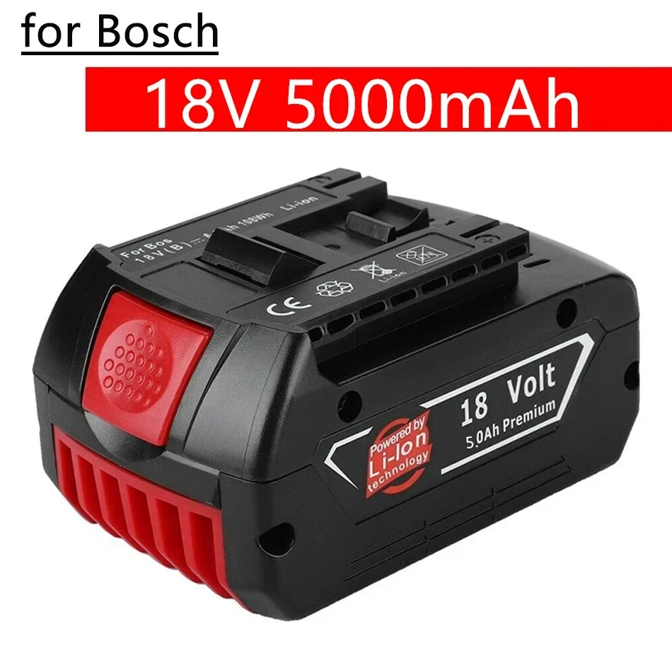 

Аккумуляторная батарея для литиевых батарей Bosch, 18 в, 5,0 А · ч, BAT609, BAT609G, BAT618, BAT618G, BAT614