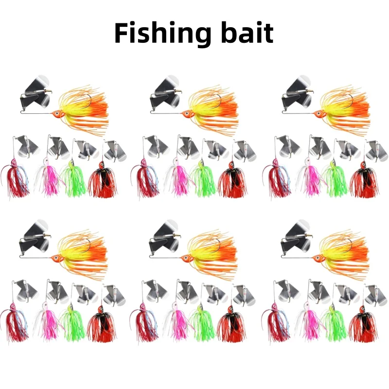 1PCS Mycena  Fishing Lure  Bait Spinner Bait Blade Jig Dancer  Wobbler Chatterbait For Bass Pike Fish