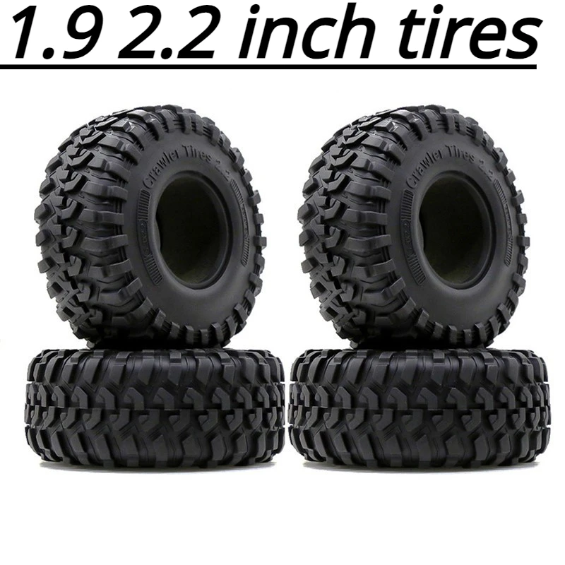 1.9 2.2 inch RC climbing car 1/10 rubber tires skin For SCX10 Easy to control TRX4