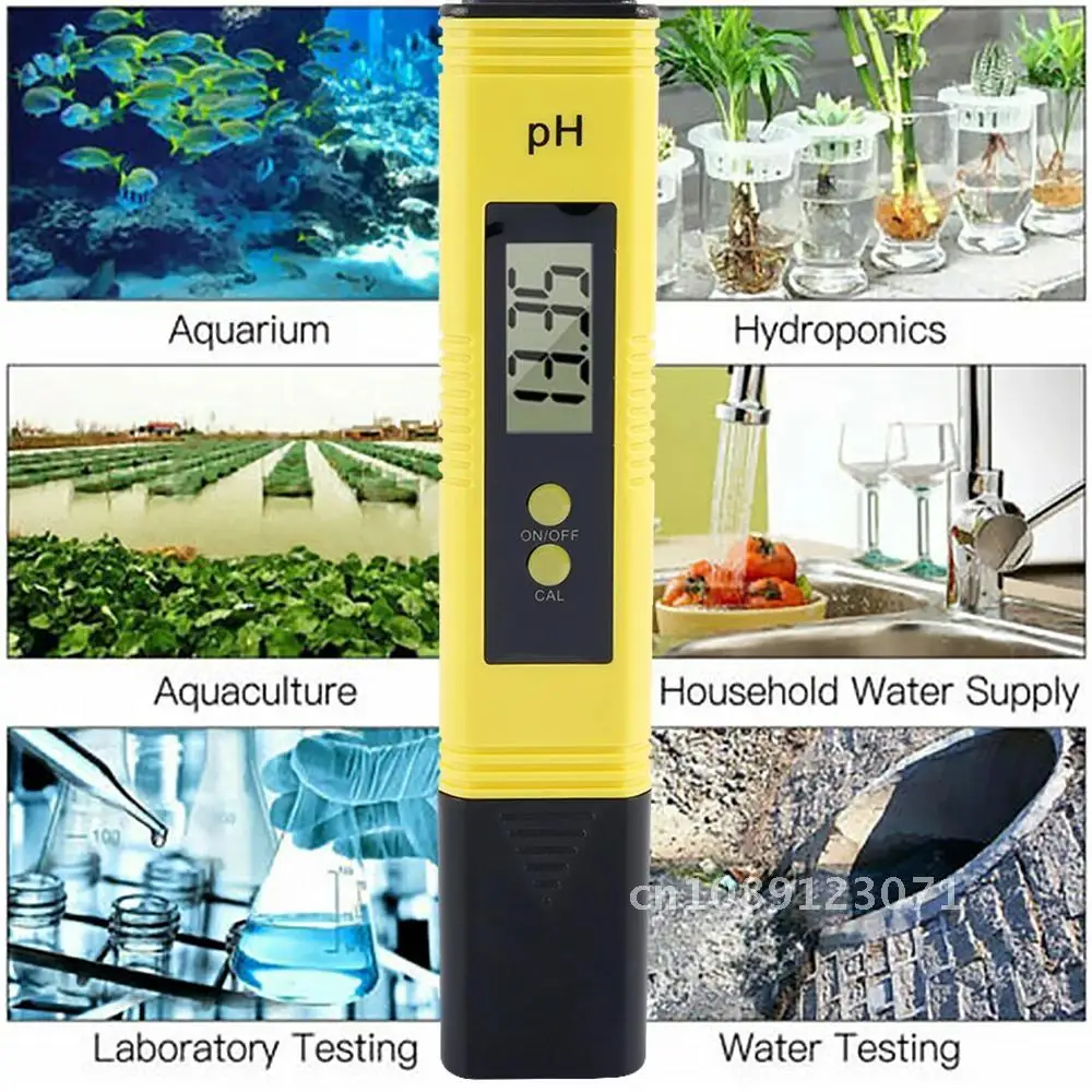 

Digital EC TDS PH Meter Tester Temperature Pen Water Purity PPM Filter Hydroponic PH Tester for Aquarium Pool Water Food Monitor