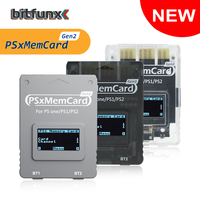 Bitfunx PSxMemCard Gen2 Sd2psXtd to Store Saves for PS1 and PS2 Games for PlayStation1 PS one Playstation2 Game Consoles