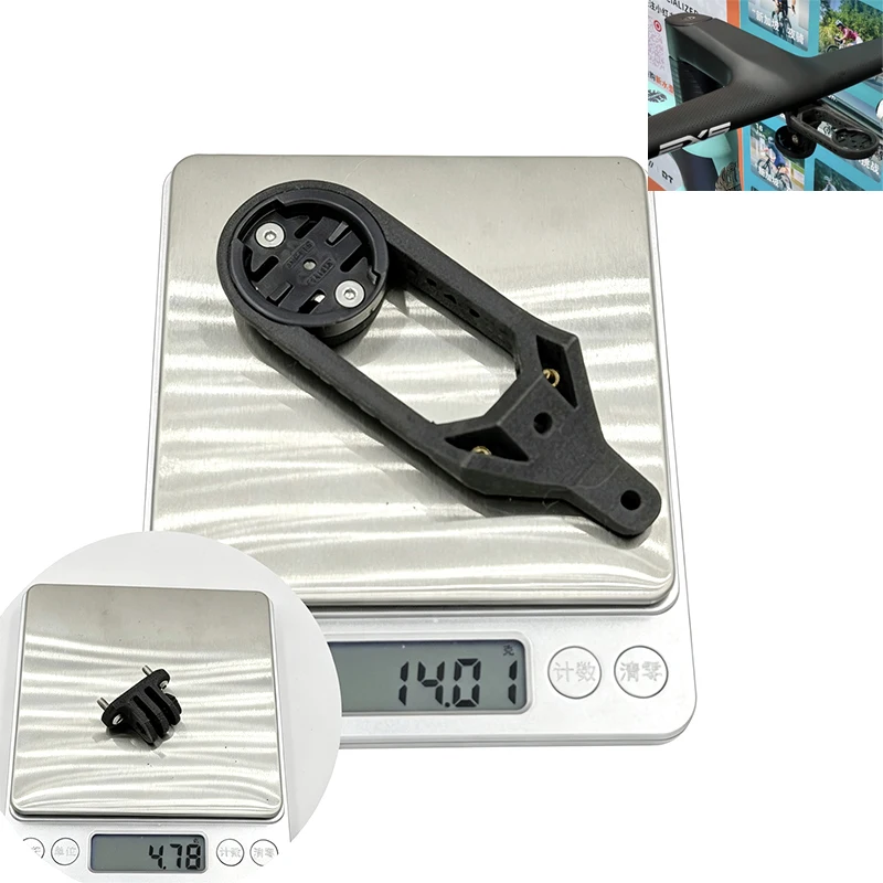 Image of Kurze Version der integrierten Lenkercomputerhalterung für EXS / Giant Cadex / Manta Integrierte Lenkerhalterung Fahrradzubehör
