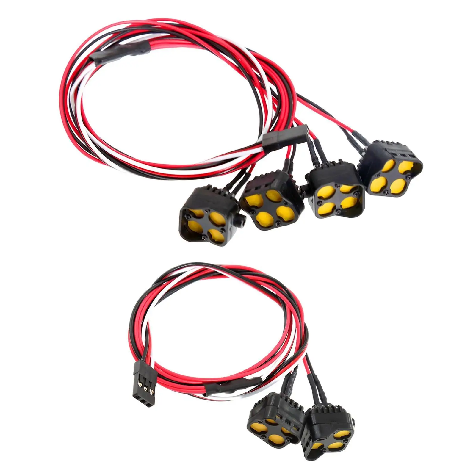 Spot Lights,Three Dynamic Lighting Modes,Replace RC Car LED Top Light RC LED Light Kit,Headlight for 1/8 Off Road Vehicles