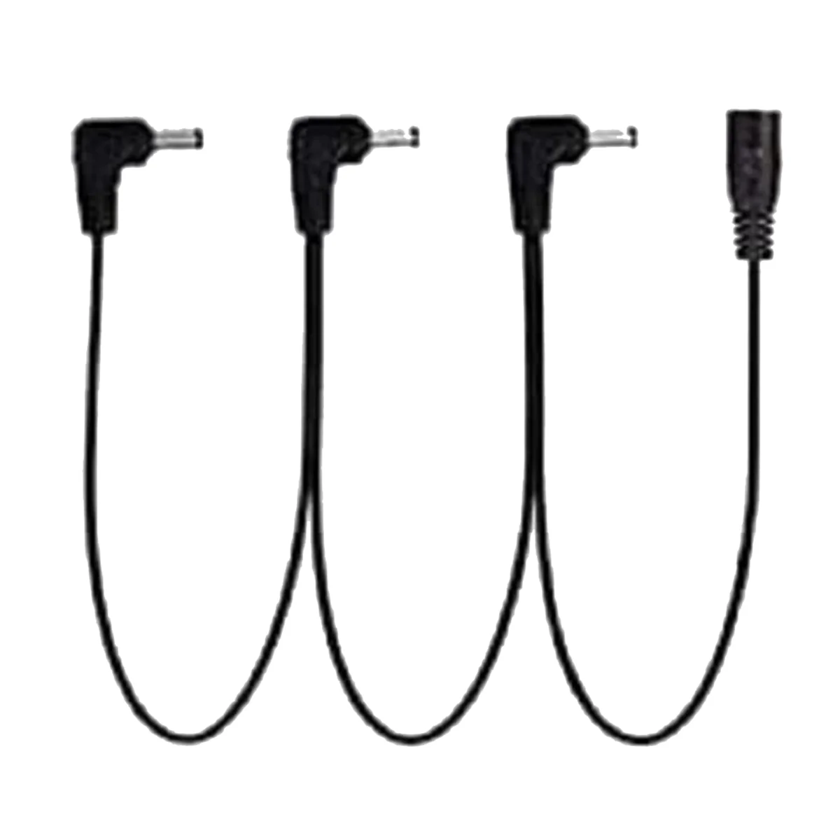 Daisy Chain Cable 1 to 3 Ways Guitar Effect Pedal Accessory 9V DC Adapter Plug Power Cord