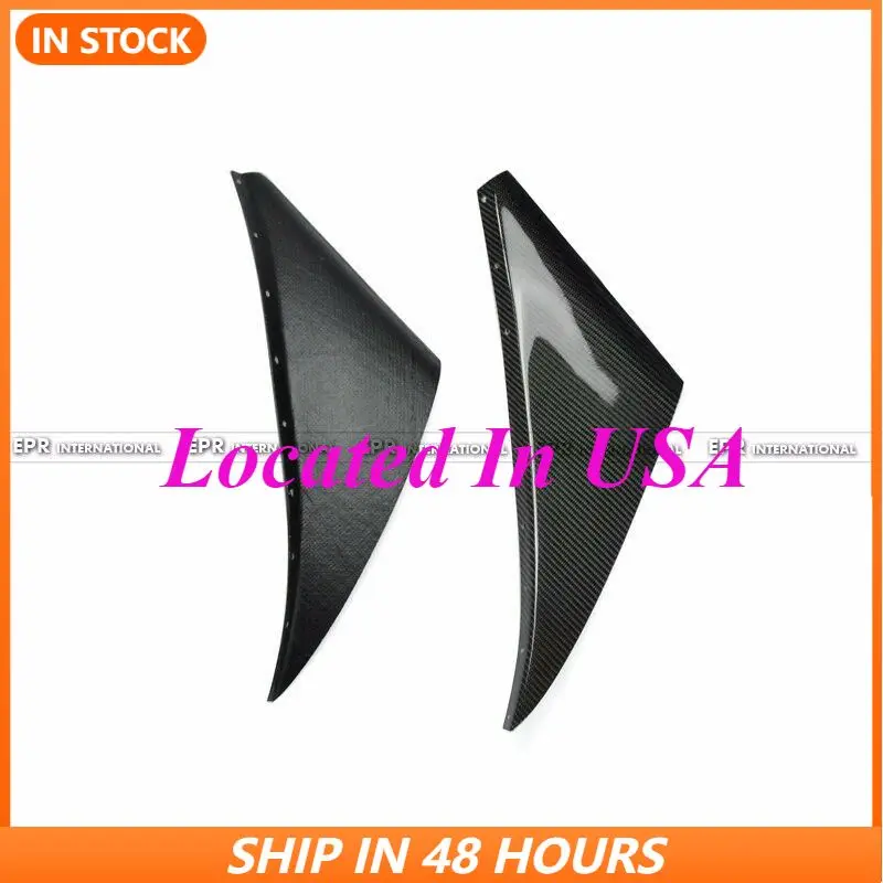 For Toyota Supra MK4 JZA80 Front Bumper Canards Trim Addon Bodykits Carbon Fiber