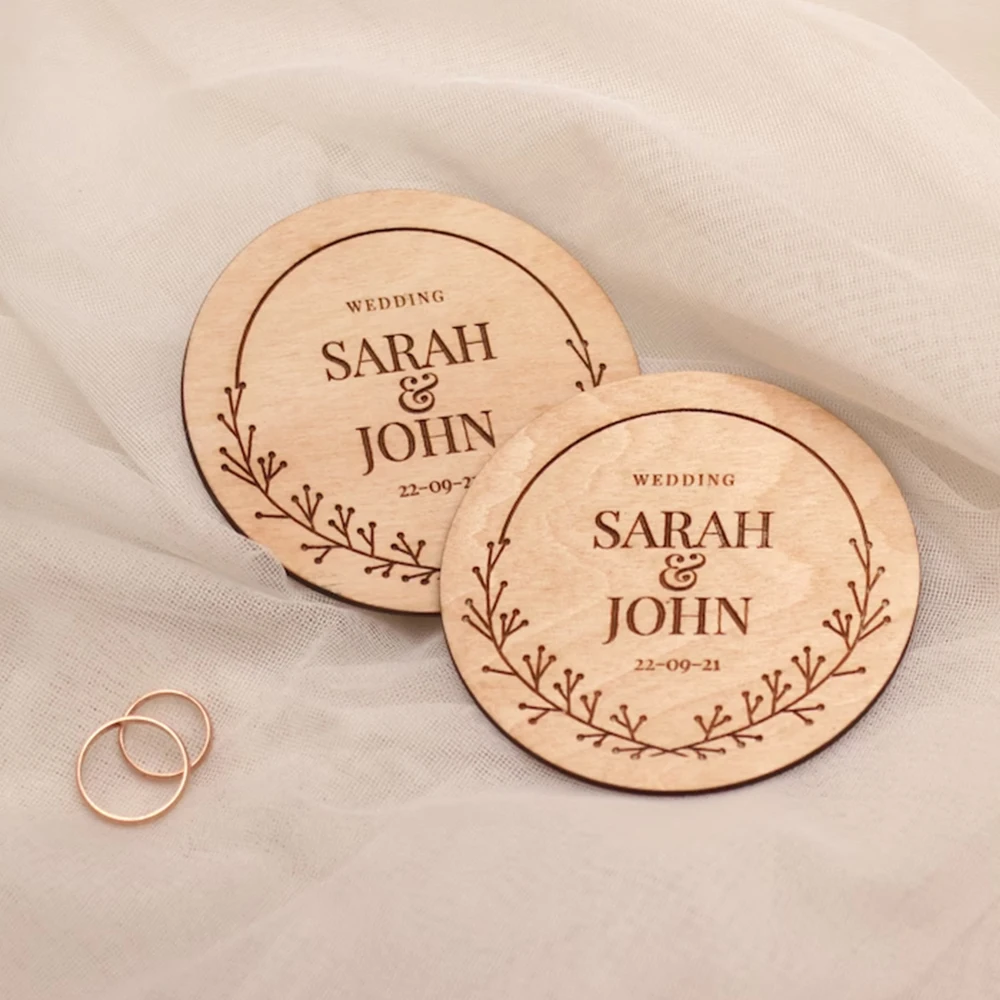 Place Cards Wedding Place Cards Laser Cut Name Custom Place Settings WOOD names Bridal Party Place Card Gift Tags Party Decor