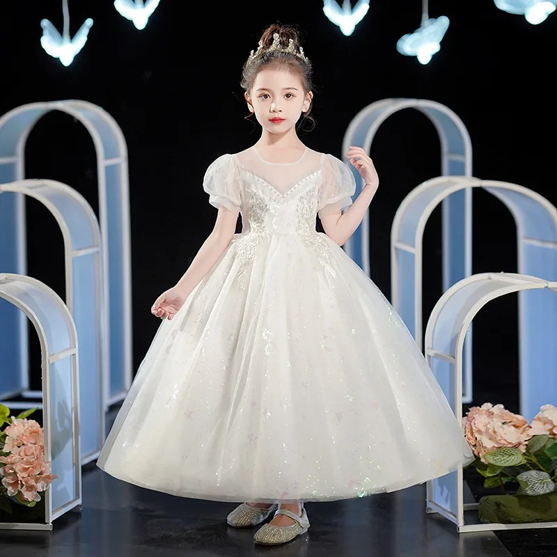 Dresses for Elegant Party Girls Dresses on Offer Liquidation Wedding Dress for Kids Girl 15 Year Old Dress Children Clothes Girl