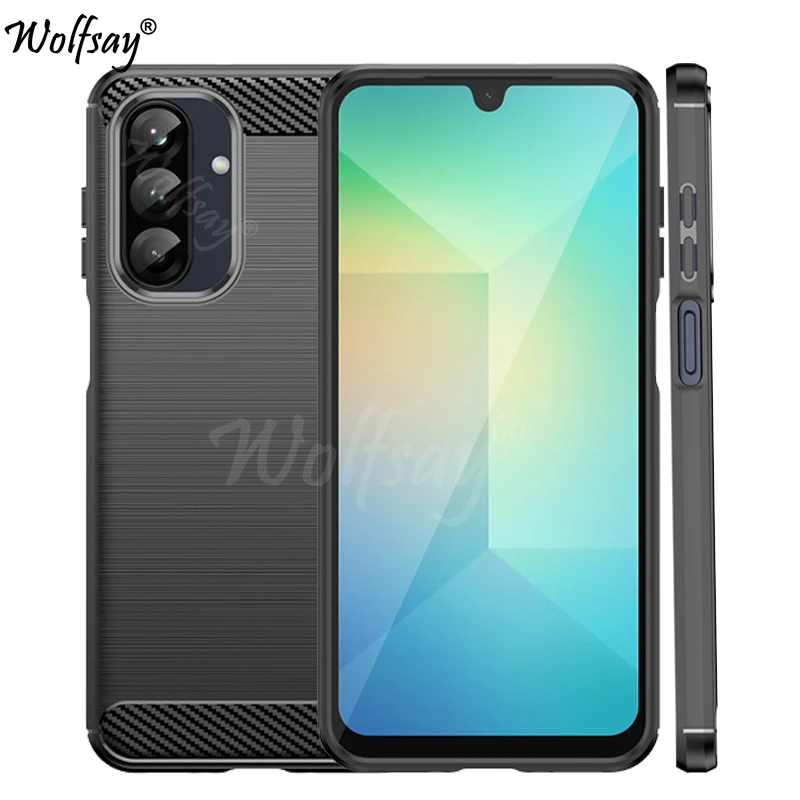 

For Samsung Galaxy A26 Case Anti-knock Soft Silicone Carbon Fiber Back Cover For Samsung Galaxy A26 5G Case For Samsung A26 Case