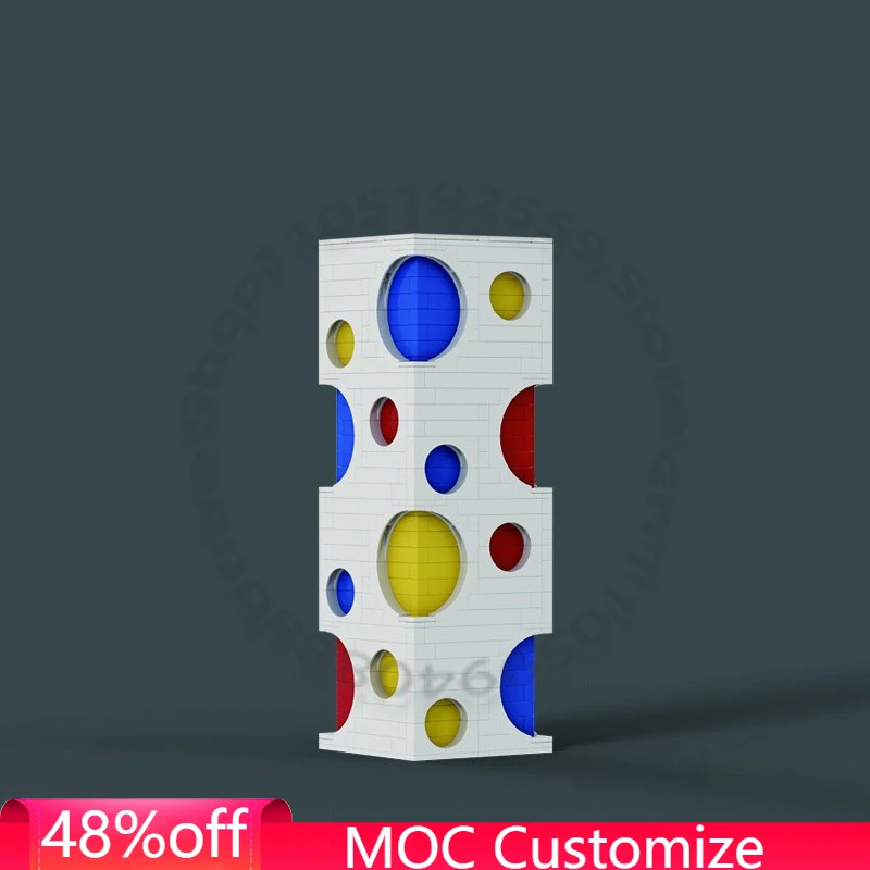 

555 деталей Романтическая ваза MOC, модульный конструктор, креативный дизайн, популярная технология, детская игрушка для самостоятельной сборки, подарок на Рождество