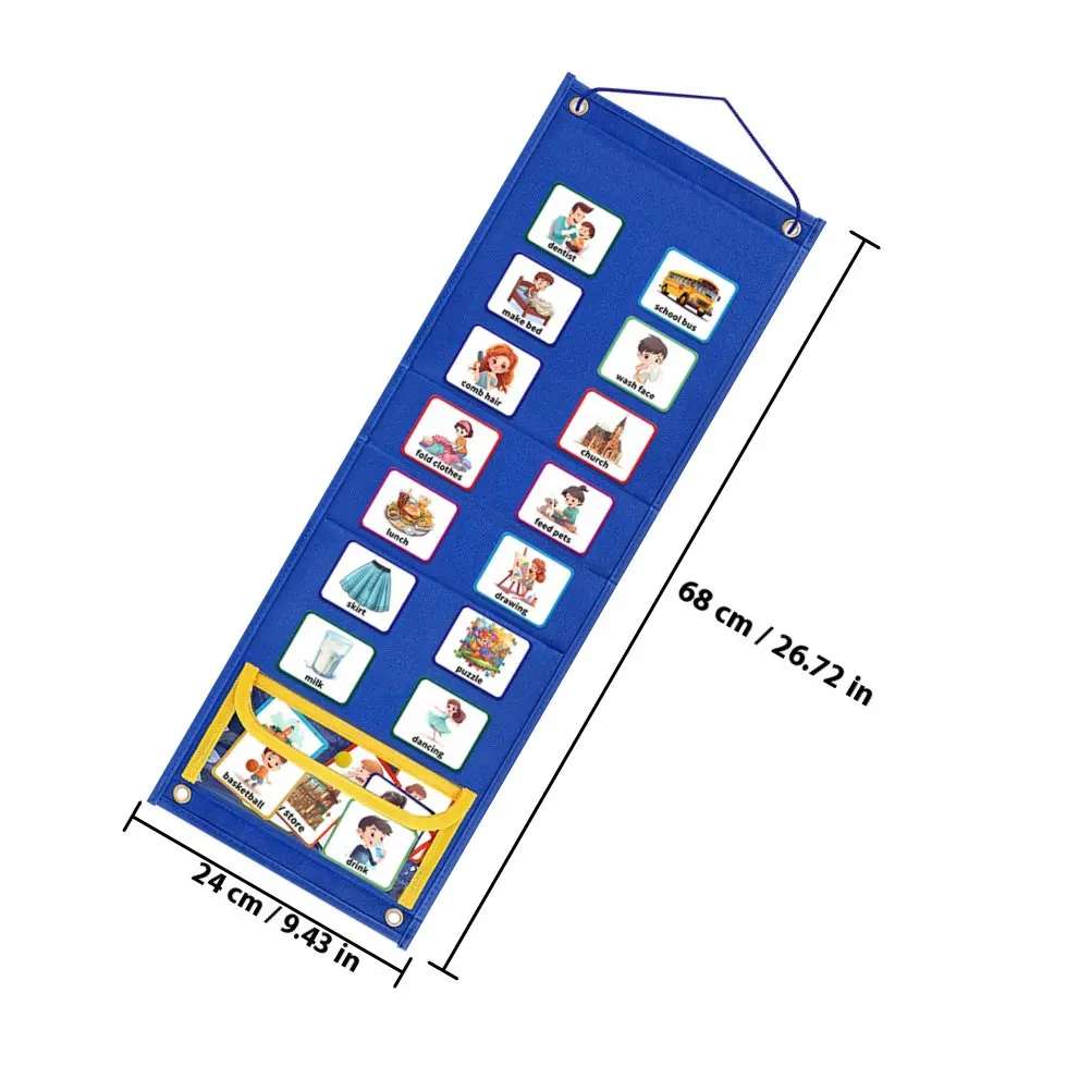 1Set Daily Routine Chart for Visual Schedule Board Chore Chart Behavior Incentive Calendar Schedule Planning view 3