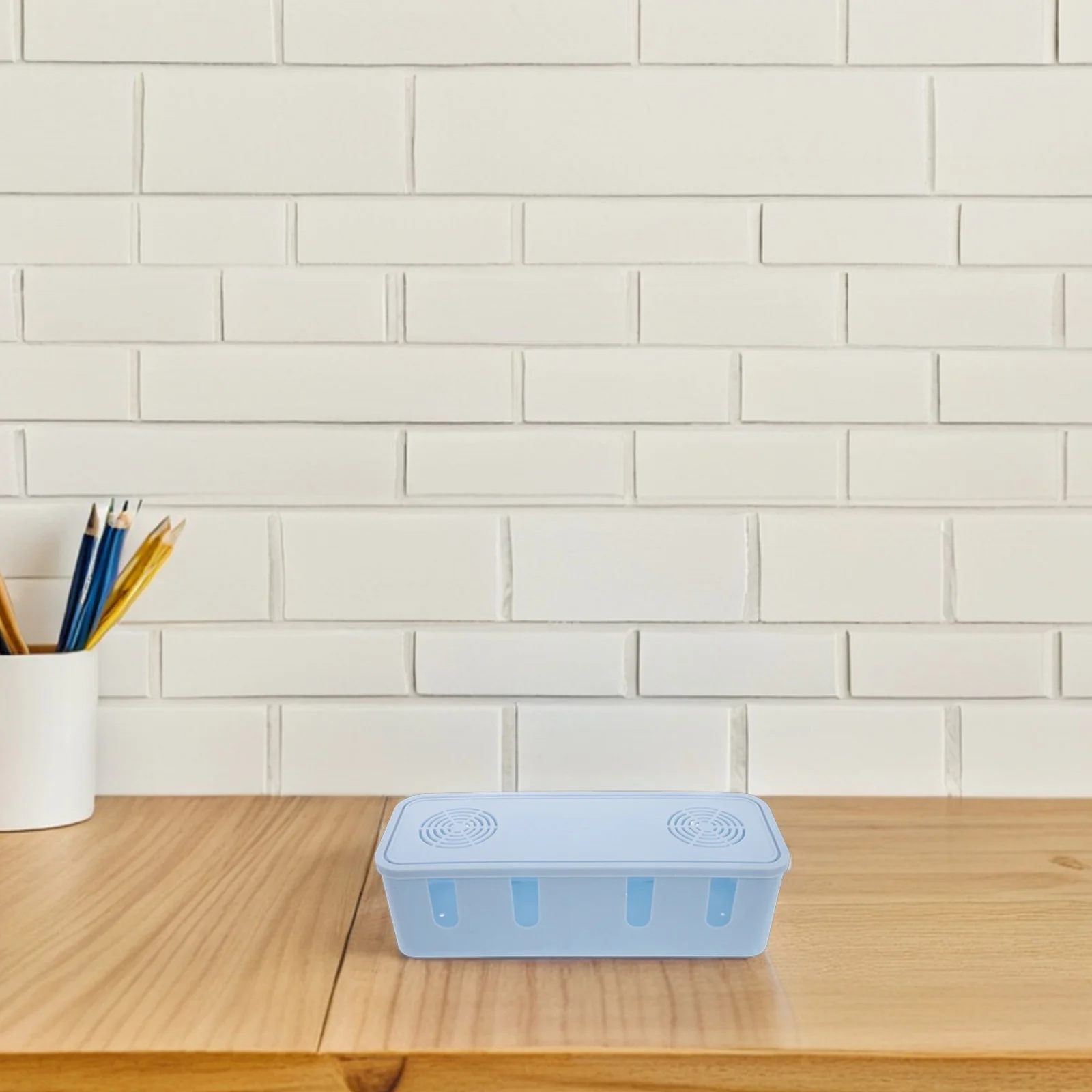 

Multifunctional Cord Storage Organizer Box Desktop Cable Management Power Strip Wire Container Electrical Wire Organizer