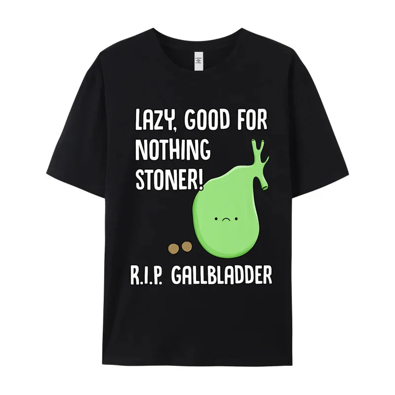 Funny Gallbladder Removal Gift Stone Tops Tees Family Round Neck T Shirts Crazy Short Sleeve Cotton Fabric Male Tee Shirts