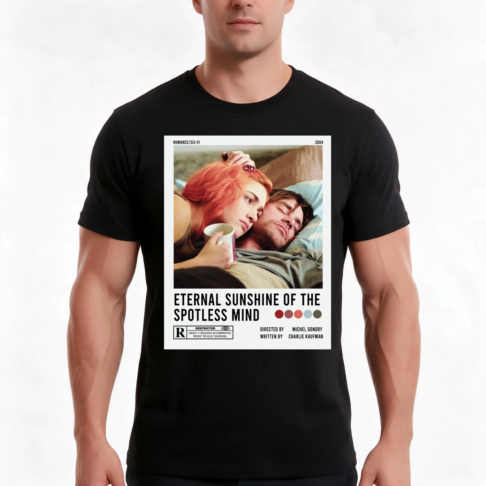 Eternal Sunshine of the Spotless Mind Minimalist Poster T-Shirt Summer Casual Cotton Tee Oversized Streetwear Tops