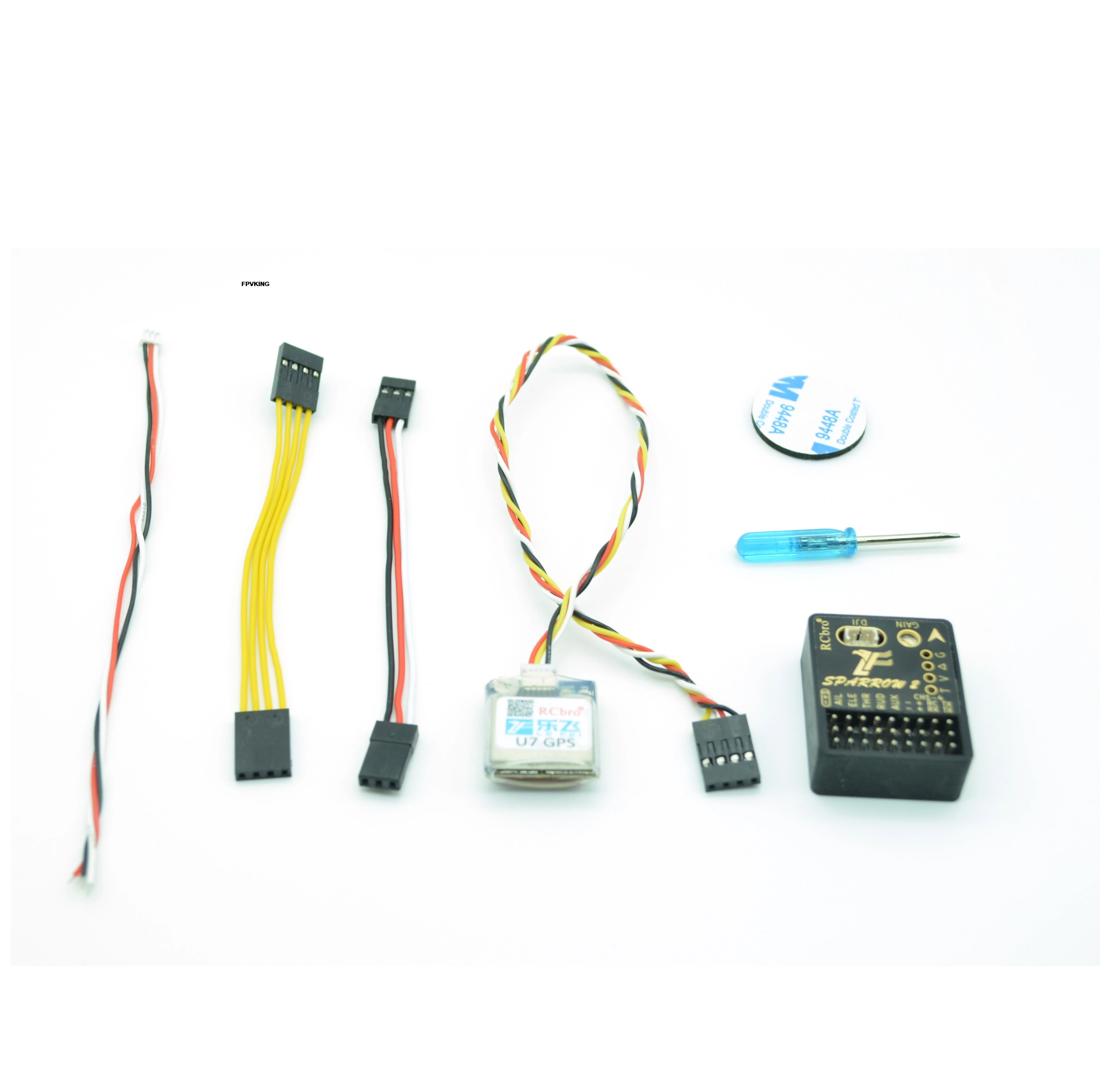 Lefei V2 Sparrow 6-Axis Return Home Stabilization with GPS Module Gyroscope Flight Controller for Air Unit FPV RC Airplanes Part