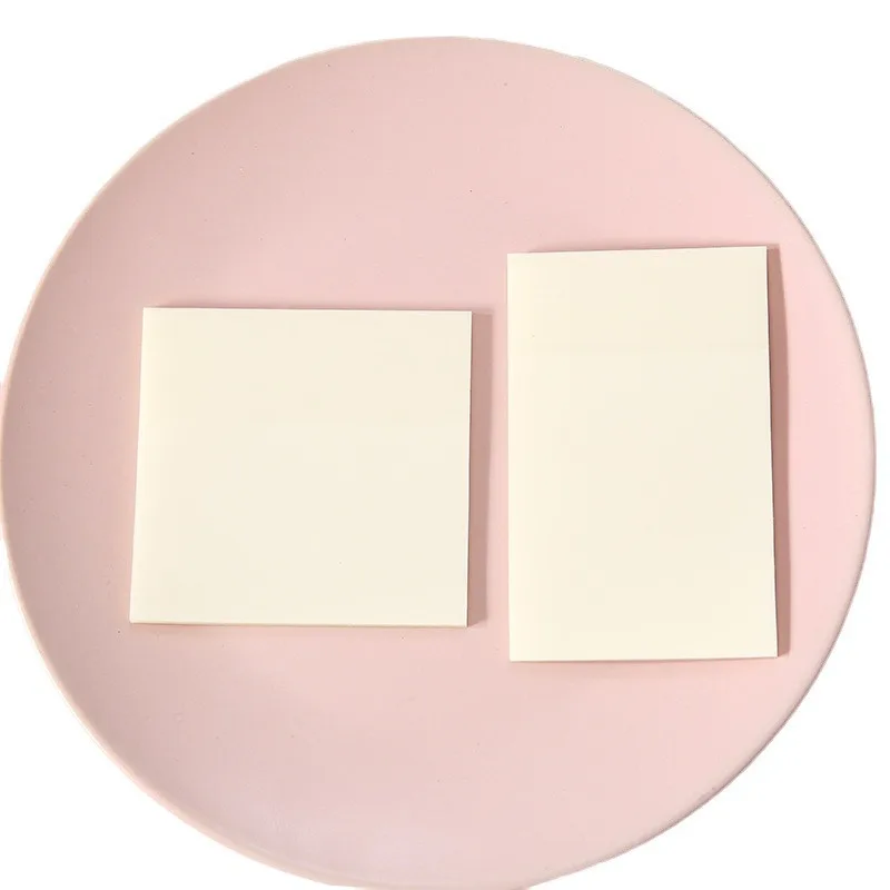 Clear Sticky Notes Minimalist Design High Value Memo Pads for School Office Notebook Accessories memo pad scrapbooking kawaii
