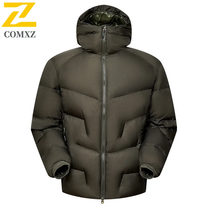 Warm Down Jacket Solid Color High Quality Comfortable Snow Skiing Puffer Jacket Street Minimalist Winter Jacket Men's Clothing