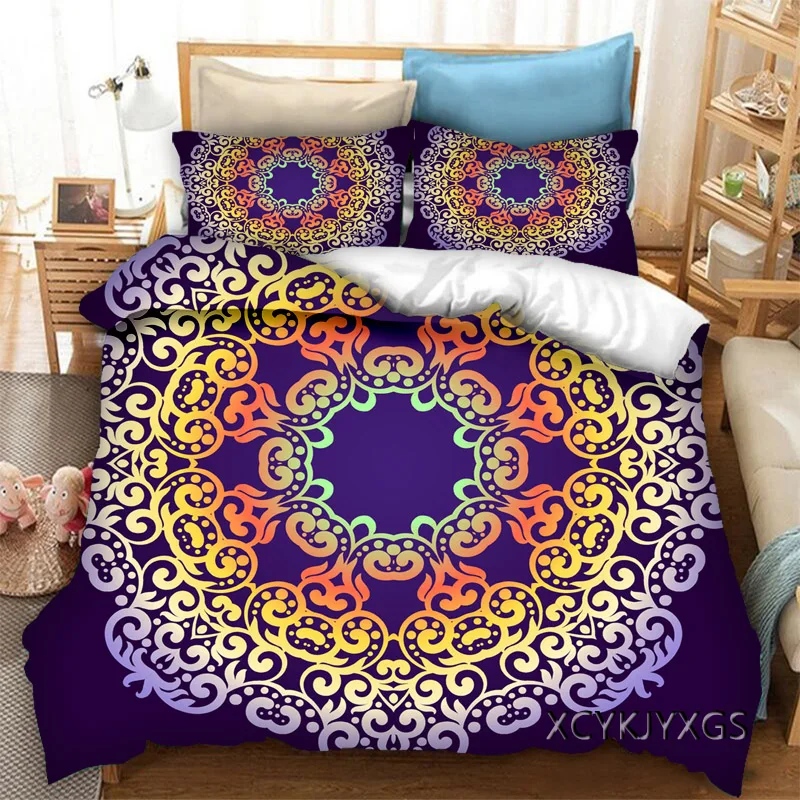 phechion Bandana 3D Print Bedding Set Duvet Covers Pillowcases One Piece Comforter Bedding Sets Bedclothes Bed Linen K182