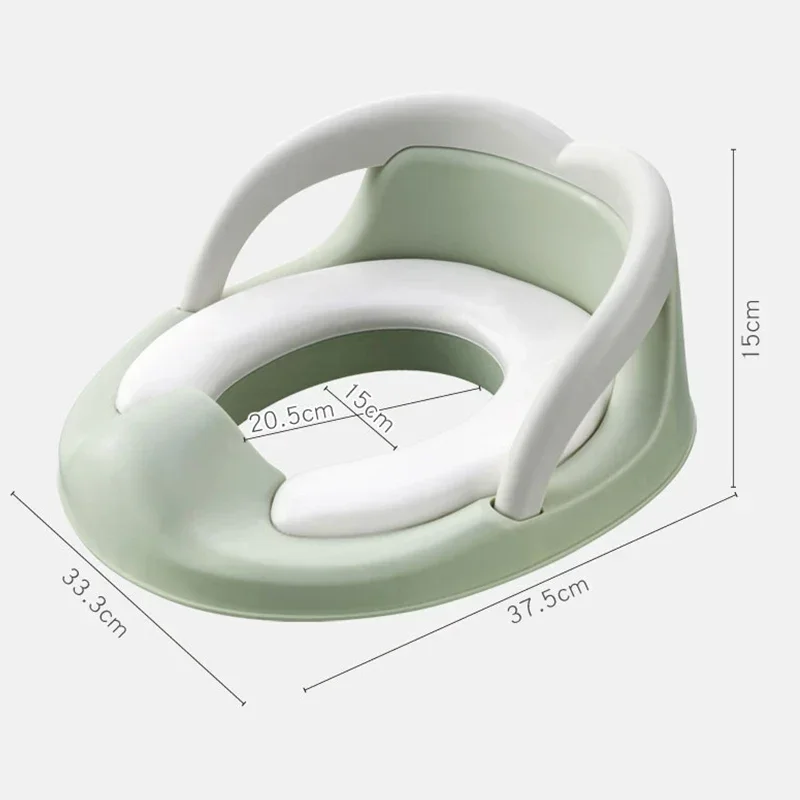 مقعد مرحاض لتدريب الأطفال على استخدام المرحاض للأطفال والأولاد والبنات والأطفال الصغار مع مقبض وسادة ومسند ظهر ومدرب مرحاض عملي للأطفال #4