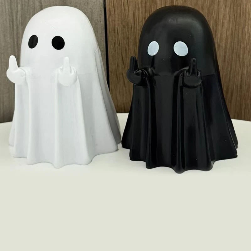 

Adorable Multi-Functional Ghost Statues for Halloween Home Decoration