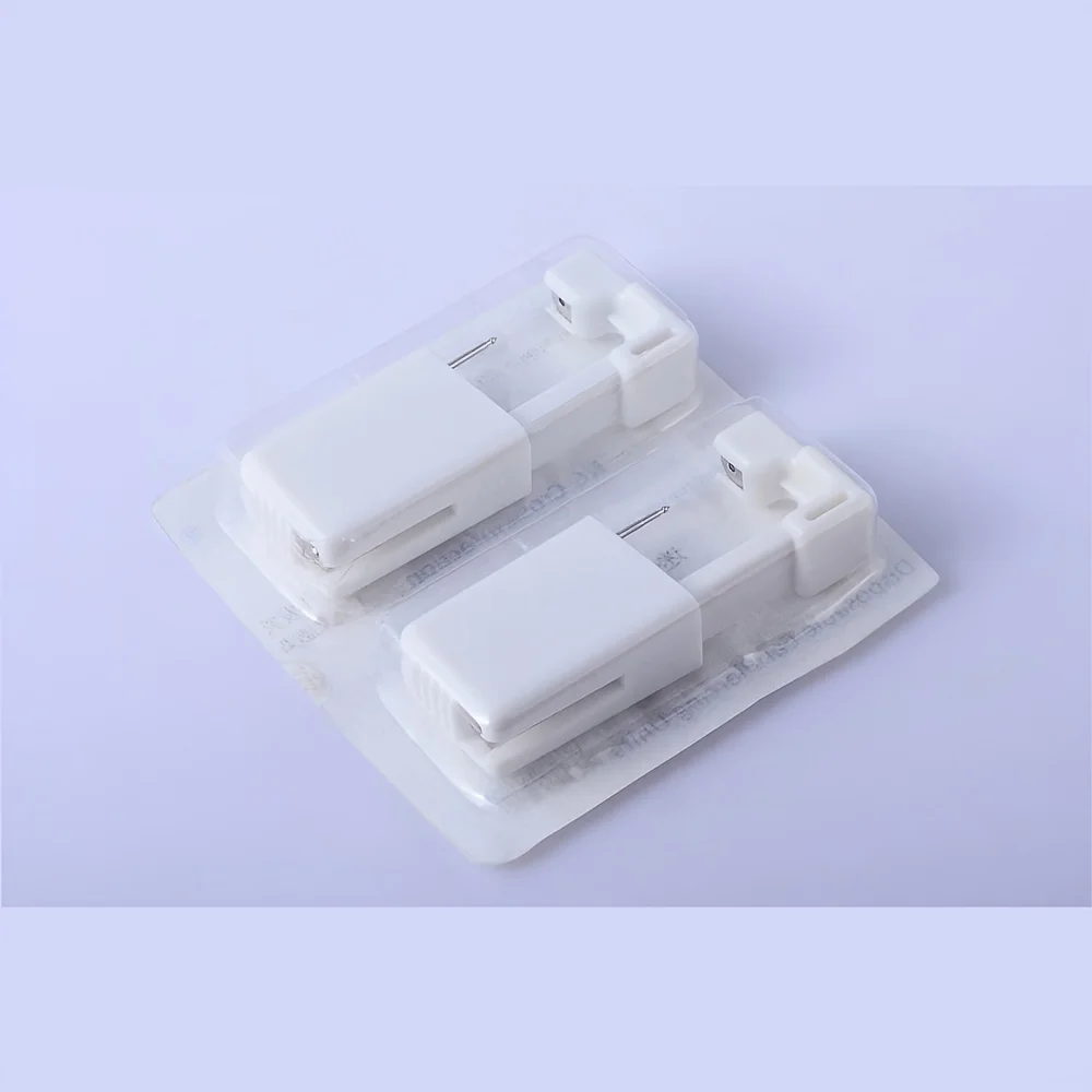 Disposable Safe Sterile Piercing Unit for Gem Nose Studs