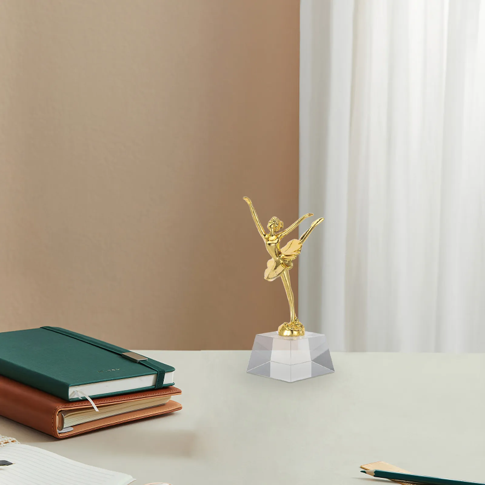 Trofeo de Baile, Copa de Ballet Dorada, 7.ª Posición Premio de Plástico para Ganadores de Competencias de Baile de Salón