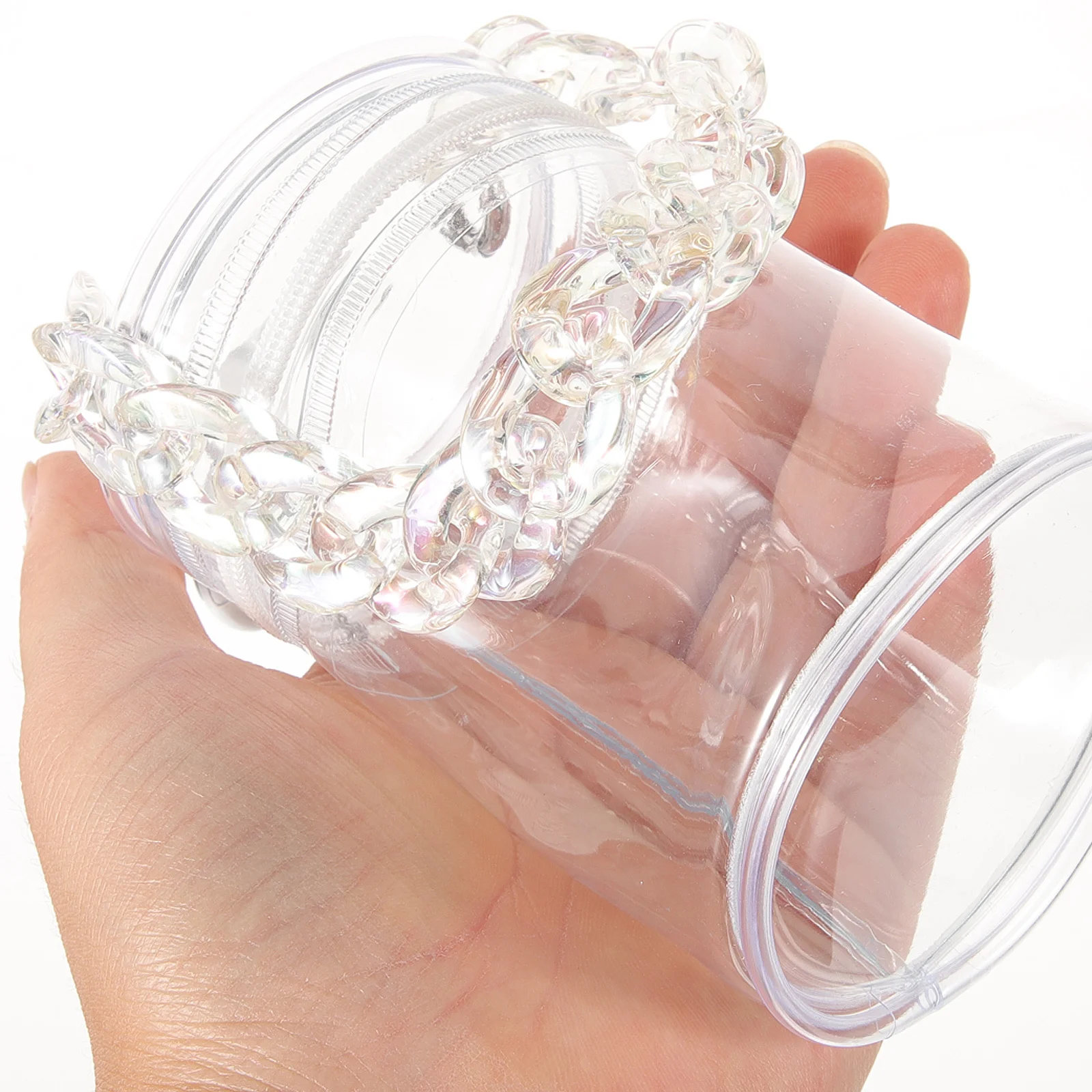 

1 комплект прозрачной сумки для хранения фигурок, прозрачный защитный чехол для коллекции ювелирных изделий