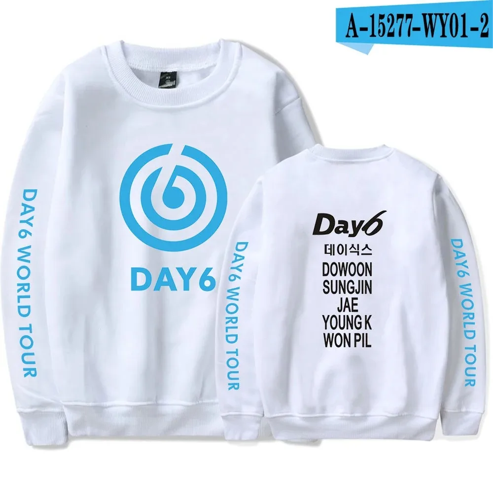 

Kpop DAY6 World Tour GRAVITY Hoodie Pullover Men Women Capless Sweatshirts Casual Long Sleeve O-neck Unisex Hoodies Tops