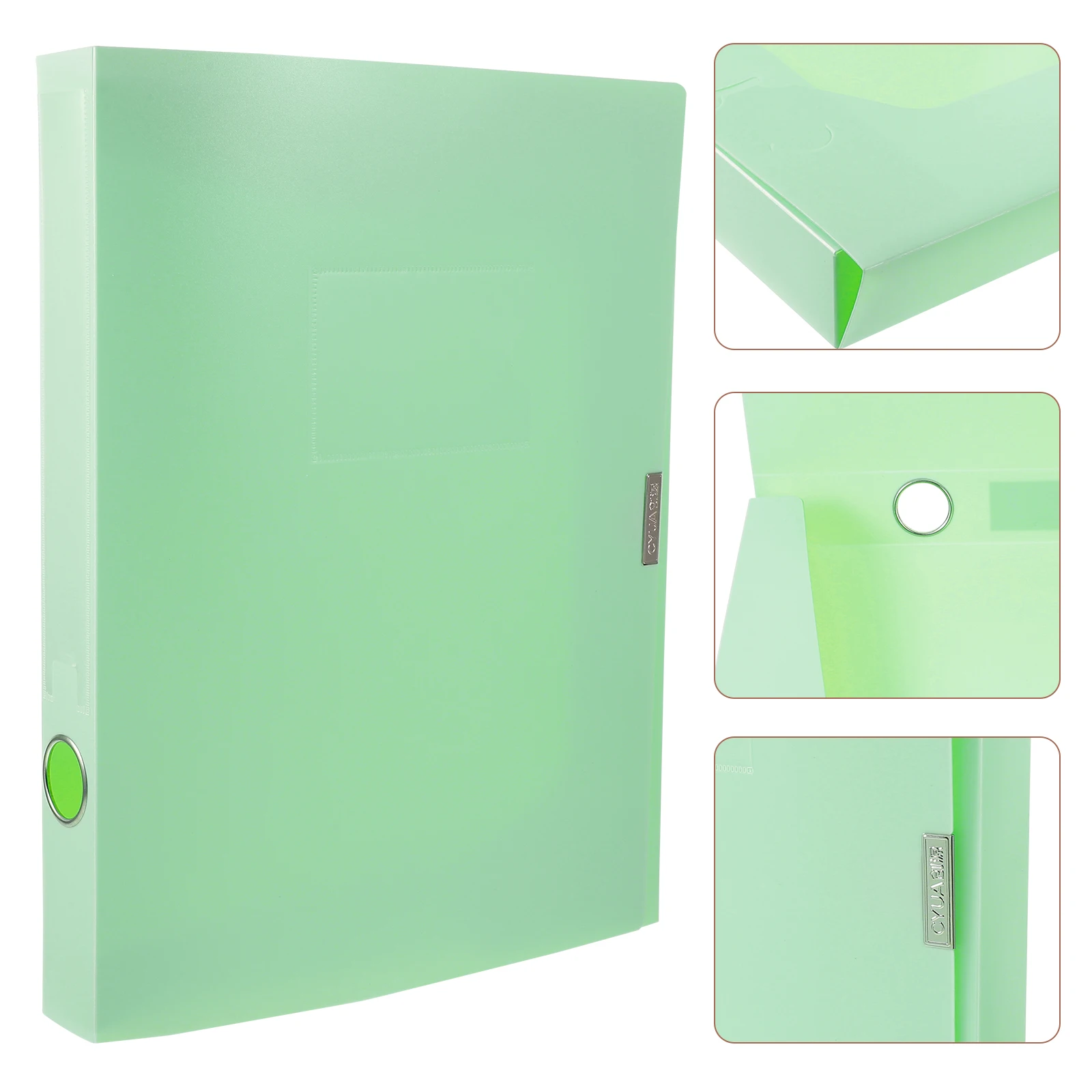 

Multi-Function Box Pp Material Document Storage Box Desktop File Holder Wear-Resistant Paper Organizer Household