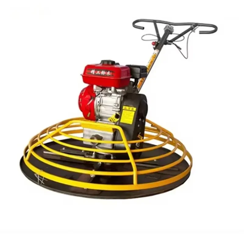 Cement Leveling Machine Portable Hand Held Plate Polishing Trowel Machine for Construction Ride on Power Trowel